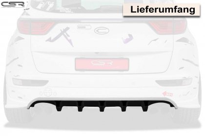 Spoiler pod zadní nárazník CSR - Kia Sportage QL