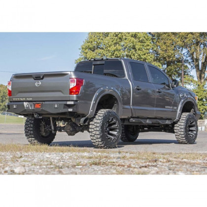 Rear steel bumper with LED lights Rough Country