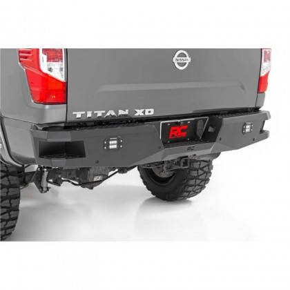 Rear steel bumper with LED lights Rough Country