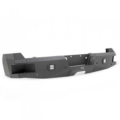 Rear steel bumper with LED lights Rough Country