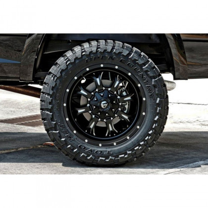 Alloy wheel D517 Krank Matte Black Milled Fuel
