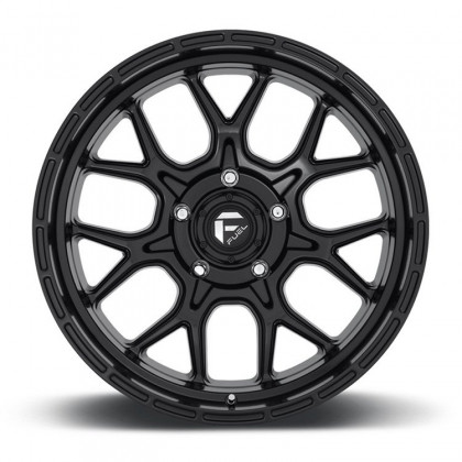 Alloy wheel D670 Tech Matte Black Fuel