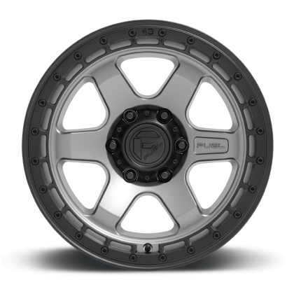 Alloy wheel D752 Block Matte Gunmetal/Black Ring Fuel
