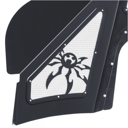 Inner fender kit black Poison Spyder Vented