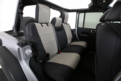 Neoprene seat covers set charcoal Smittybilt