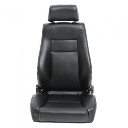 Front seat sport bucket Black Vinyl Smittybilt