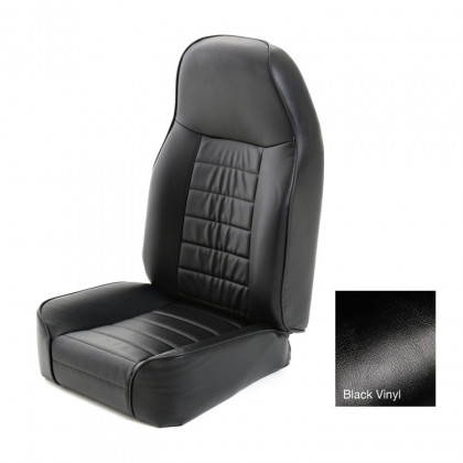 Front seat standard bucket Black Vinyl Smittybilt