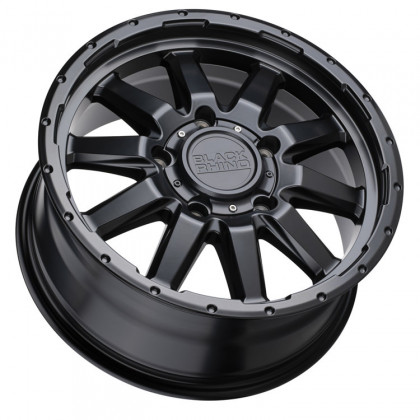 Alloy wheel Matte Black Excursion Black Rhino