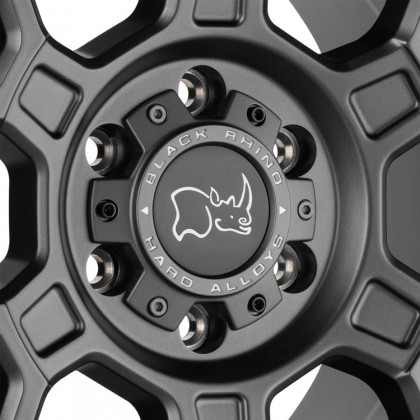 Alloy wheel Matte Gunmetal Midhill Black Rhino