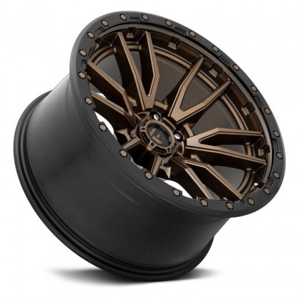 Alloy wheel D681 Rebel 6 Matte Bronze Black Bead Ring Fuel