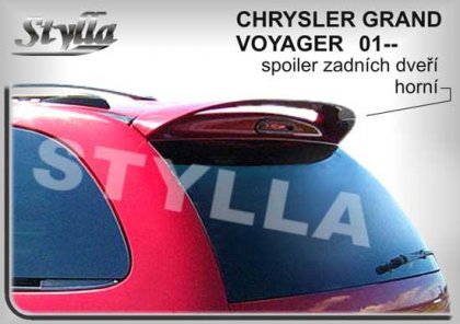 Spoiler zadní dveří horní, křídlo Stylla Chrysler Grand Voyager 01-