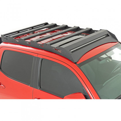 Roof rack with 40" LED light bar Rough Country