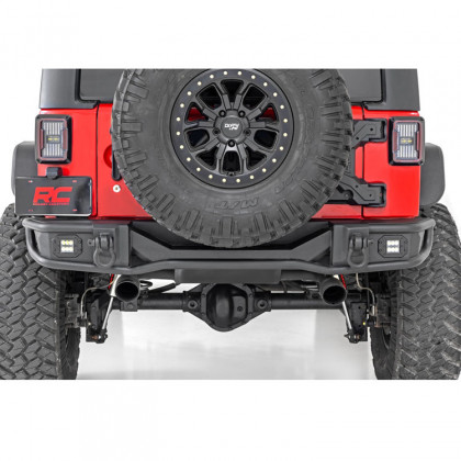 Rear steel tubular bumper with LED lights Rough Country