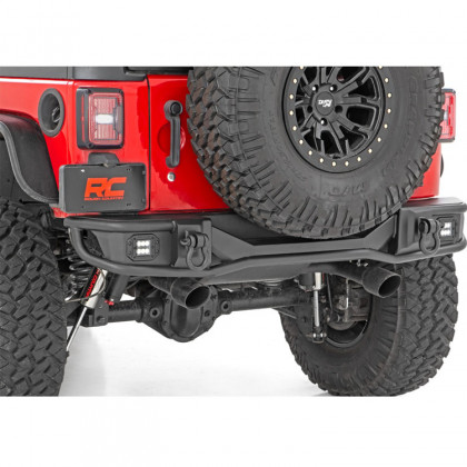 Rear steel tubular bumper with LED lights Rough Country