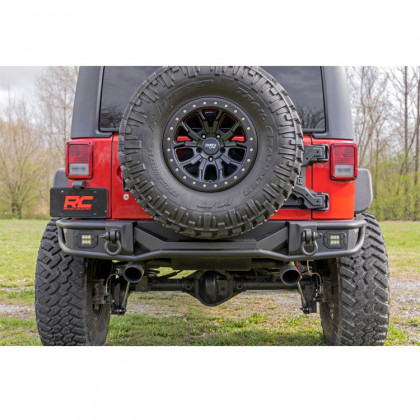 Rear steel tubular bumper with LED lights Rough Country