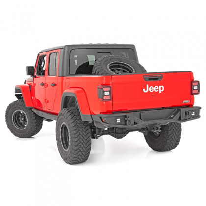 Rear steel tubular bumper with LED lights Rough Country