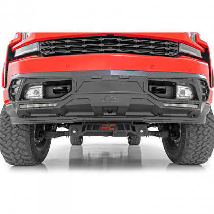 Front fascia bumper with LED strips Rough Country