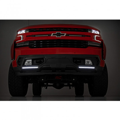 Front fascia bumper with LED strips Rough Country