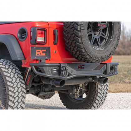 Rear steel tubular bumper with LED lights Rough Country