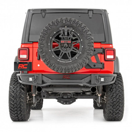 Rear steel tubular bumper with LED lights Rough Country