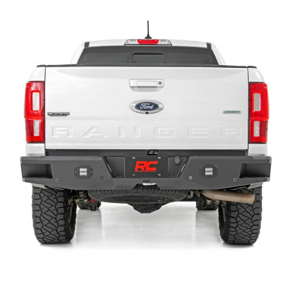 Rear steel bumper with LED lights Rough Country