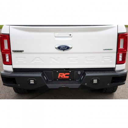 Rear steel bumper with LED lights Rough Country