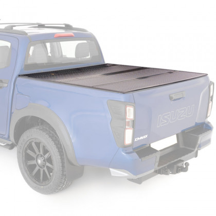 Hard tri-fold bed cover low profile OFD Double Cab