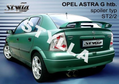 Spoiler zadní dveří spodní, křídlo Stylla Opel Astra G htb 98-