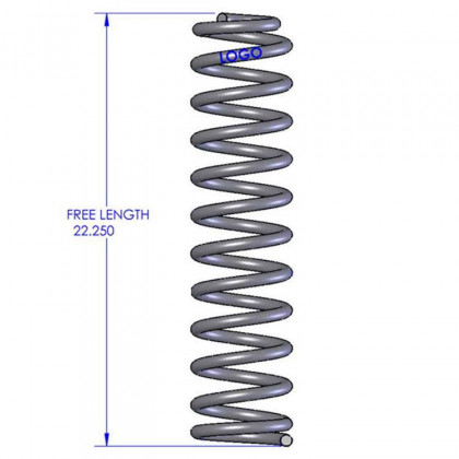 Front coil springs Clayton Off Road Lift 4,5"