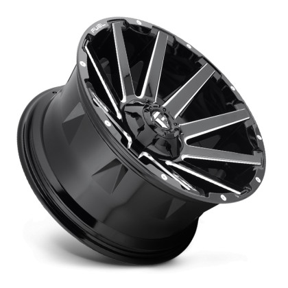 Alloy wheel D615 Contra Gloss Black Milled Fuel