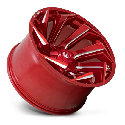 Alloy wheel D754 Reaction Candy RED Milled Fuel