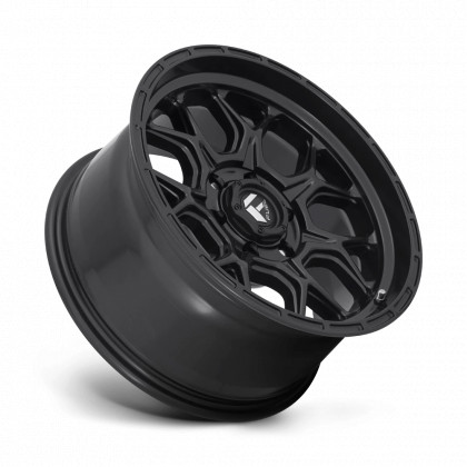 Alloy wheel D670 Tech Matte Black Fuel