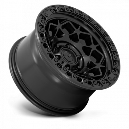 Alloy wheel D786 Unit Matte Black W/ Matte Black Ring Fuel