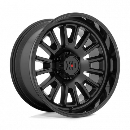 Alloy wheel XD864 Rover Satin Black W/ Gloss Black LIP XD Series