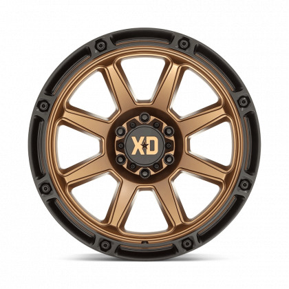 Alloy wheel XD863 Matte Bronze W/ Black LIP XD Series