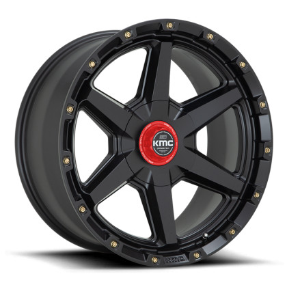 Alloy wheel KM101 Tempo Satin Black KMC