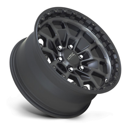 Alloy wheel KM718 Summit Satin Black W/ Gray Tint KMC