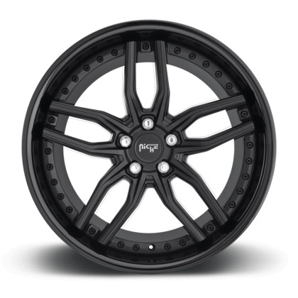 Alloy wheel M194 Methos Gloss Black Matte Black Niche Road Wheels