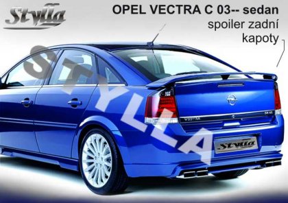 Spoiler zadní kapoty, křídlo Stylla Opel Vectra C sedan 02-