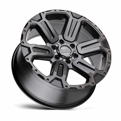 Alloy wheel Matte Gunmetal W/ Brushed Face & Gunmetal Tint Wanaka Black Rhino