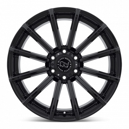 Alloy wheel Gloss Black Rotorua Black Rhino