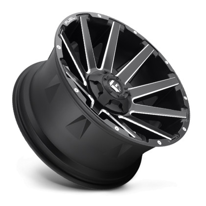 Alloy wheel D616 Contra Matte Black Milled Fuel