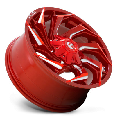 Alloy wheel D754 Reaction Candy RED Milled Fuel