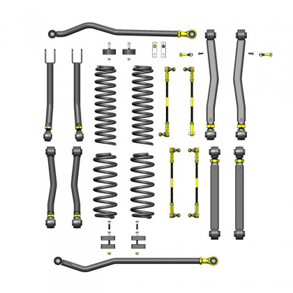 Suspension kit Clayton Off Road Overland+ 392 Lift 2,5"