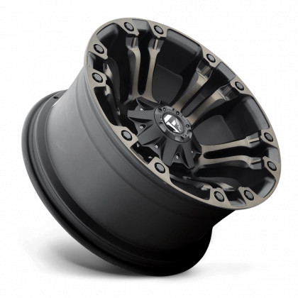 Alloy wheel D569 Vapor Matte Black Double Dark Tint Fuel