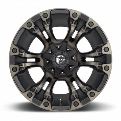 Alloy wheel D569 Vapor Matte Black Double Dark Tint Fuel