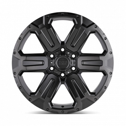 Alloy wheel Matte Gunmetal W/ Brushed Face & Gunmetal Tint Wanaka Black Rhino