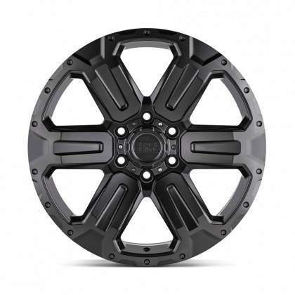 Alloy wheel Matte Gunmetal W/ Brushed Face & Gunmetal Tint Wanaka Black Rhino