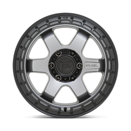 Alloy wheel D752 Block Matte Gunmetal W/ Black Ring Fuel