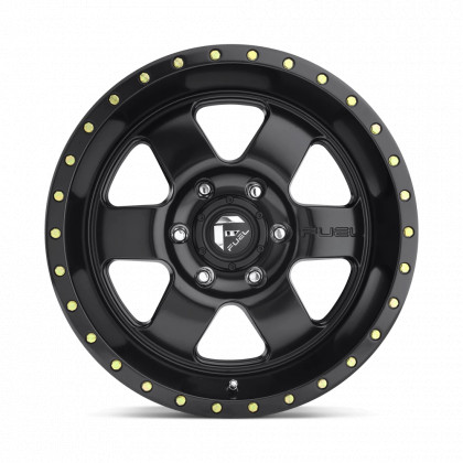 Alloy wheel D618 Podium Matte Black Fuel